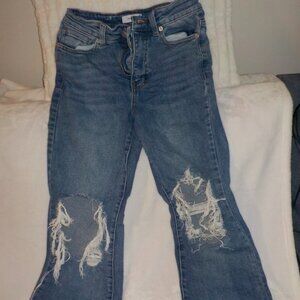 Ripped, Flare Jeans